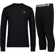 Mons Royale Cascade/Yotei skiundertøjssæt, herre, sort