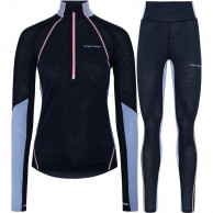 Kari Traa Alma HZ/Alma skiundertøjssæt, dame, mørkeblå