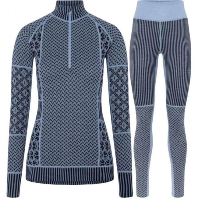 Kari Traa Smekker H/Z/Smekker underställsset, dam, blå