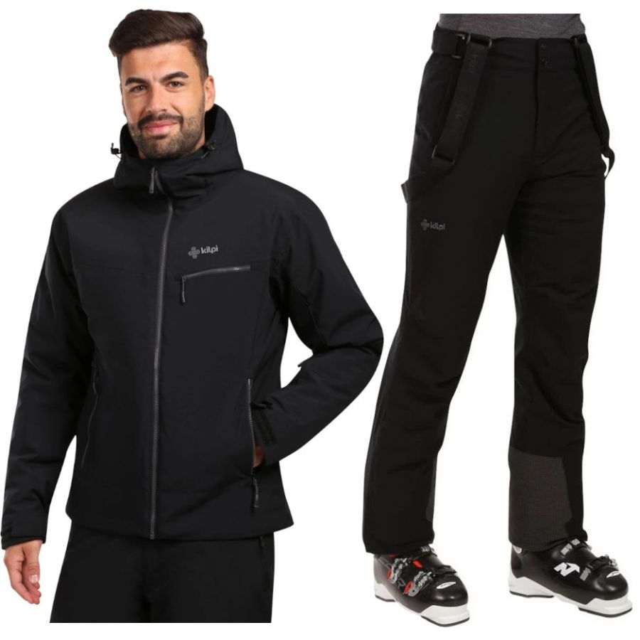 Kilpi Rhea/Flip skisæt, herre, sort