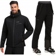 Kilpi Rhea/Flip skisett, herre, svart