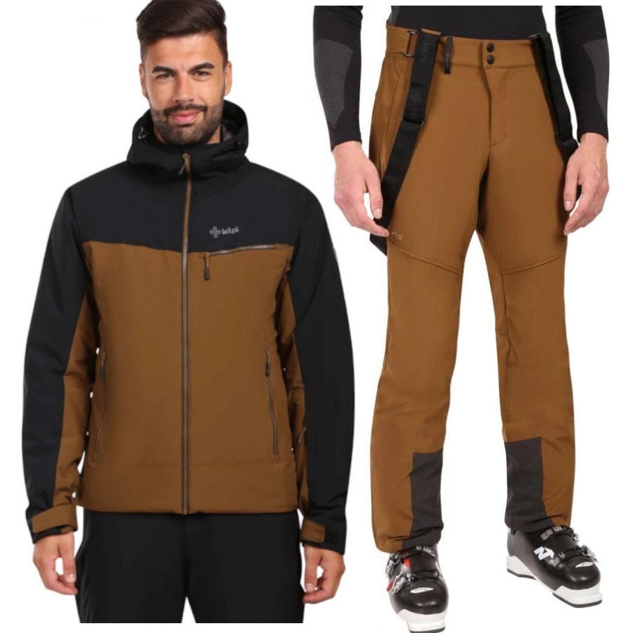 Kilpi Flip/Rhea skisæt, herre, brun