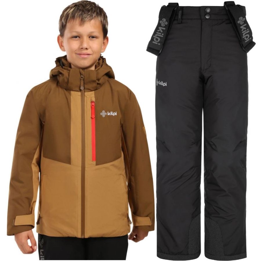 Kilpi Mimas/Denver skisæt, junior, sort/brun