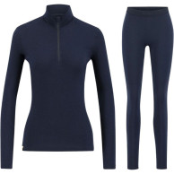 Ulvang Hero Half Zip/Hero Tights skiundertøjssæt, dame, mørkeblå