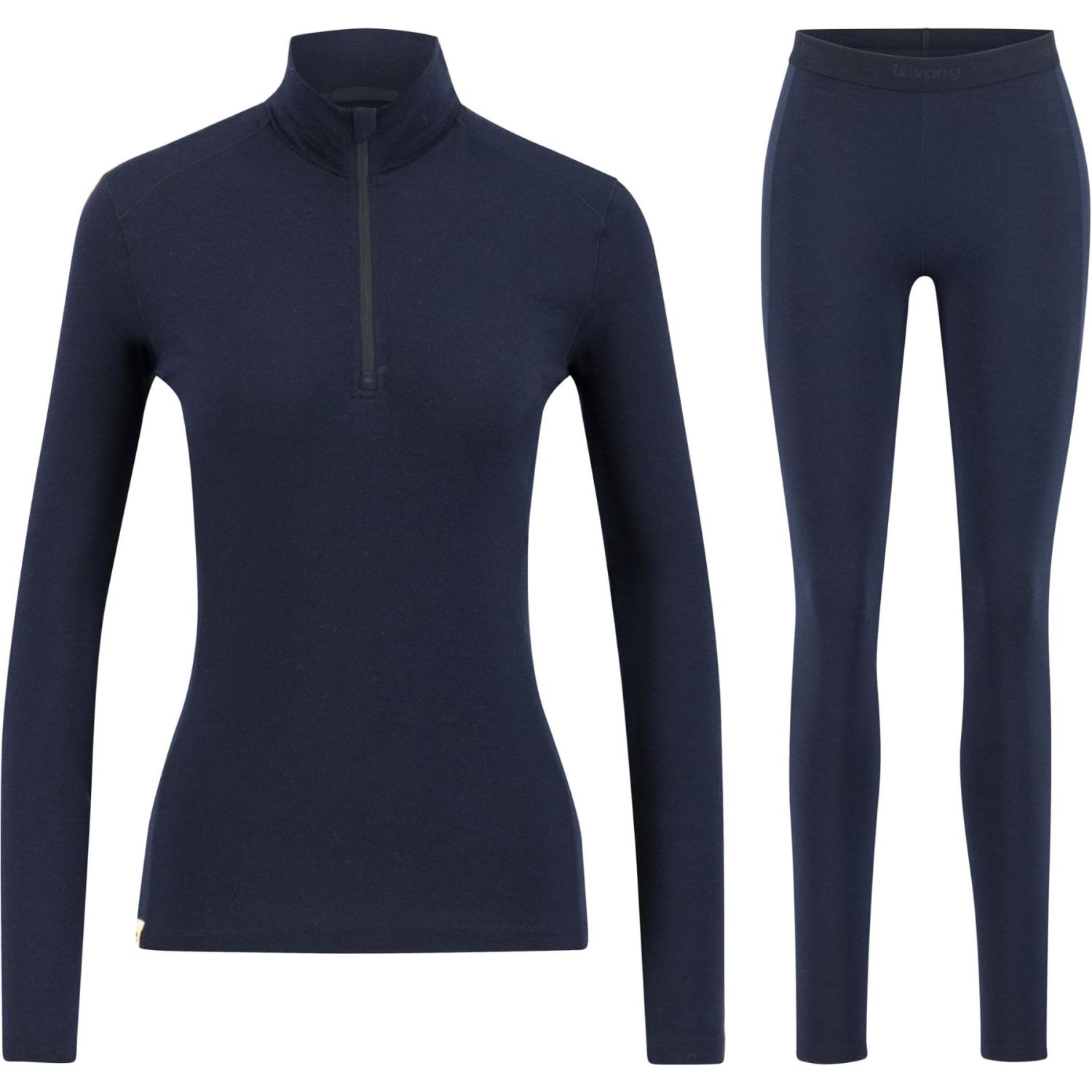 Ulvang Hero Half Zip/Hero Tights skiundertøysett, dame, mørkeblå