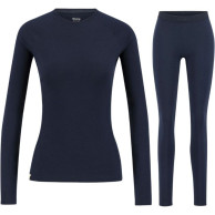 Ulvang Hero Crew/Hero Tights skiundertøjssæt, dame, mørkeblå