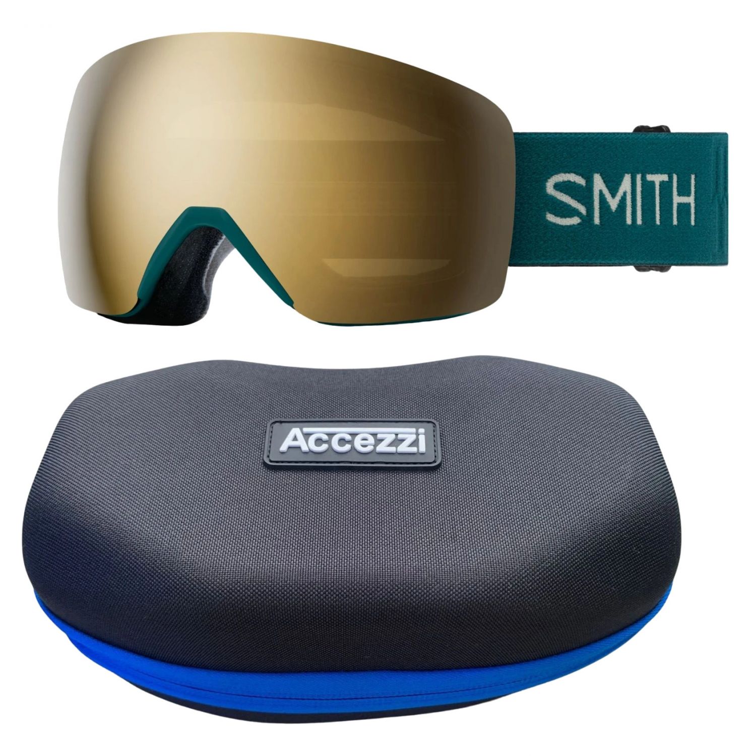 Smith Skyline skibriller, + Accezzi Avoriaz gogglecase