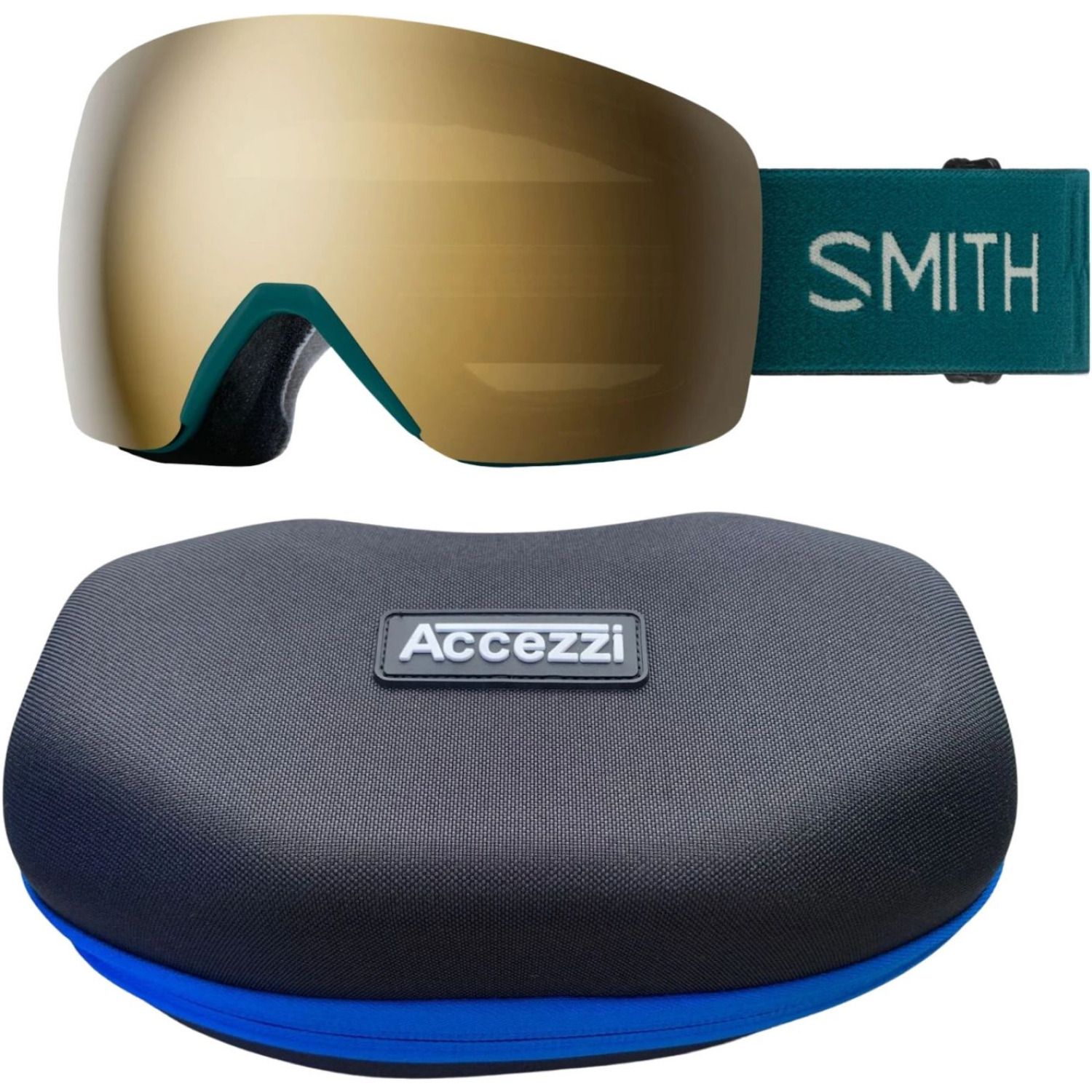 Smith Skyline skibril + Accezzi Avoriaz brillenkoker