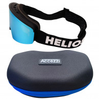 Helios Spark Magnet, junior, svart/blå+ Accezzi Avoriaz gogglecase