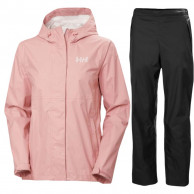 Helly Hansen Loke 2.0/Loke regnställ, dam, ljusrosa/svart
