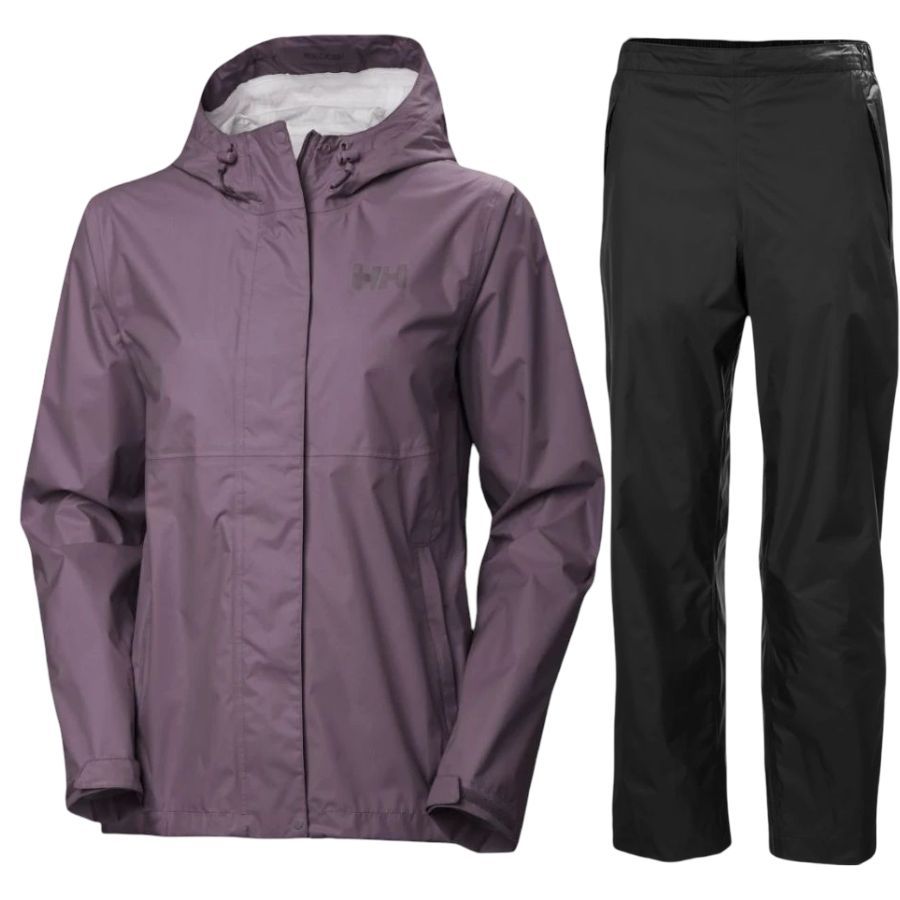 Helly Hansen Loke 2.0/Loke regntøy, dame, lilla/svart