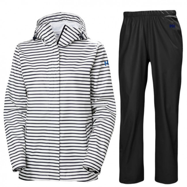 Helly Hansen Moss Regntøy, Dame, White/Black