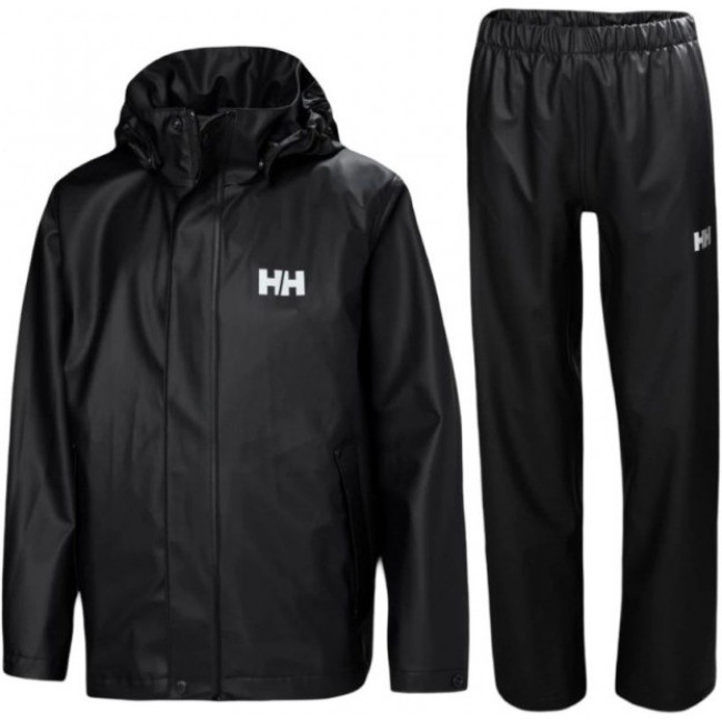 Helly Hansen Moss Regnkläder, Junior, Svart