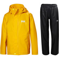 Helly Hansen Moss Regnkläder, Junior, Gul/Svart