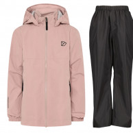 Didriksons Meliss/Penta regnsæt, junior, lyserød/sort