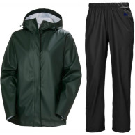 Helly Hansen Moss regnsæt, dame, grøn/sort