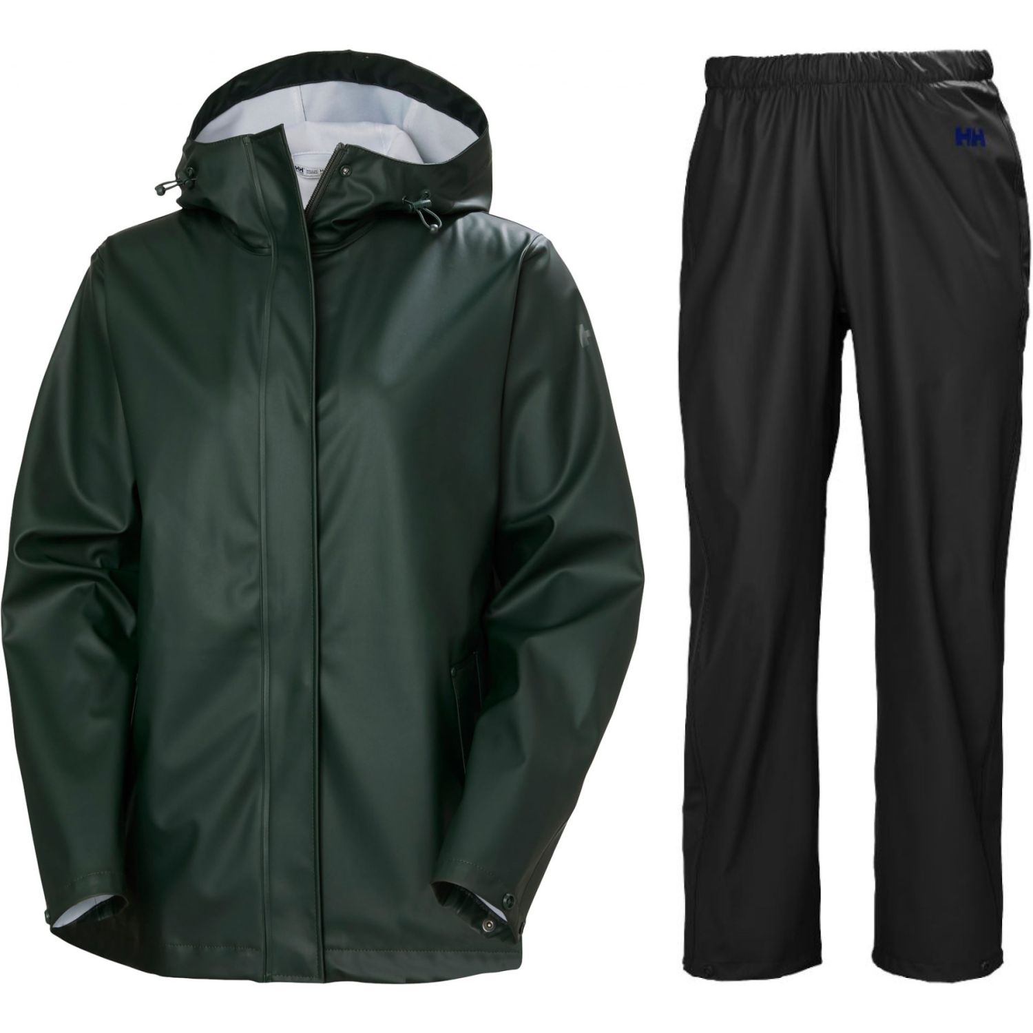 Helly Hansen Moss Regnsett, Dame, Green/Black