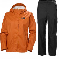 Helly Hansen Loke 2.0/Loke regnsett, dame, svart/brun