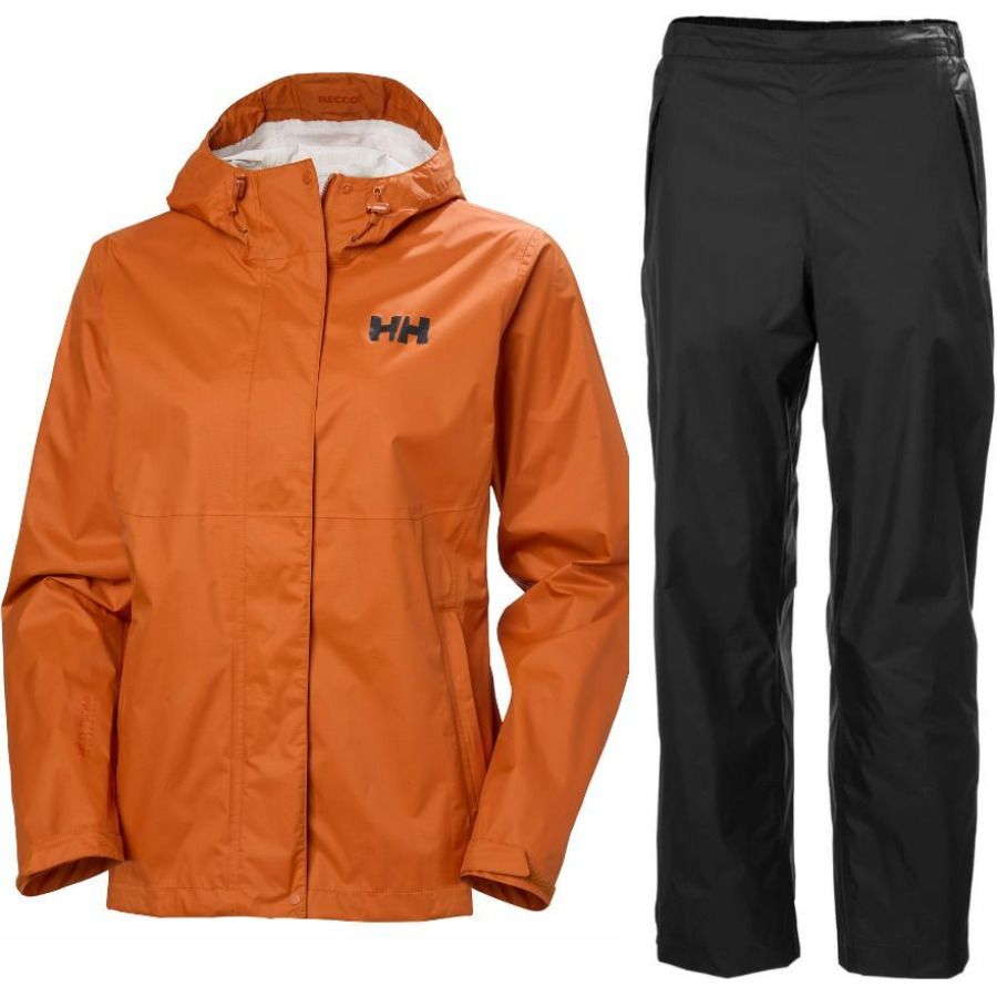 Helly Hansen Loke 2.0/Loke regnsæt, dame, sort/brun