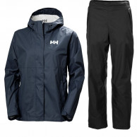 Helly Hansen Loke 2.0/Loke regnsett, dame, svart/blå