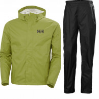 Helly Hansen Loke 2.0/Loke regnställ, herr, svart/grön