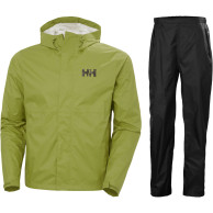Helly Hansen Loke 2.0/Loke regnställ, herr, svart/grön