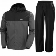 Helly Hansen HH Rain/Vancouver regnsæt, herre, sort/grå