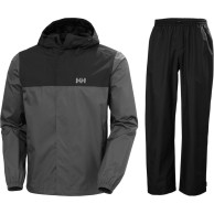 Helly Hansen HH Rain/Vancouver regnsæt, herre, sort/grå
