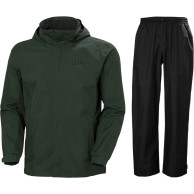 Helly Hansen HH Rain/Dubliner regnsæt, herre, sort/grøn