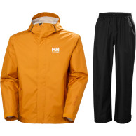 Helly Hansen HH Rain/Seven J regnställ, herr, svart/gul