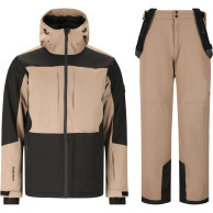Whistler Gippslang/Boulder skidset, herr, beige