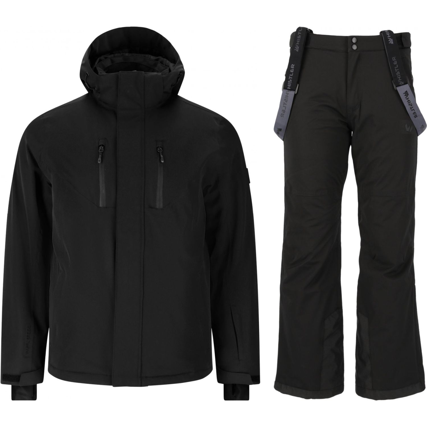 Whistler Gippslang/Miller skidset, herr, svart