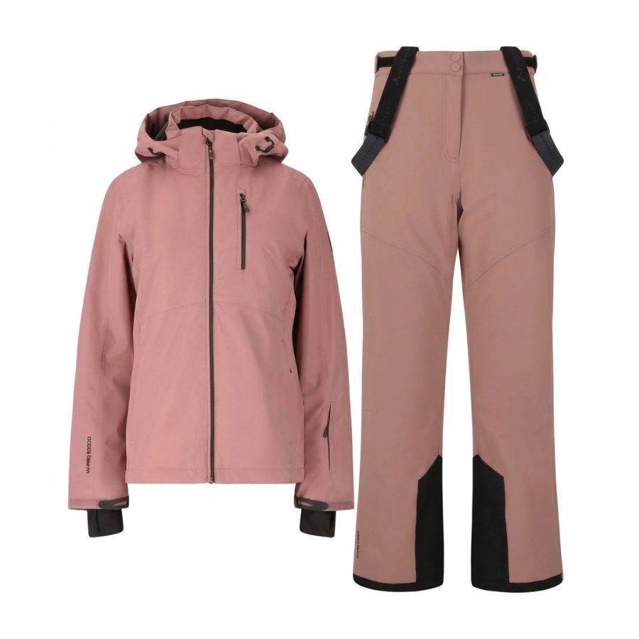 Whistler Drizzle Ski-Set (Jacke und Hose), Damen, Twilight Mauve