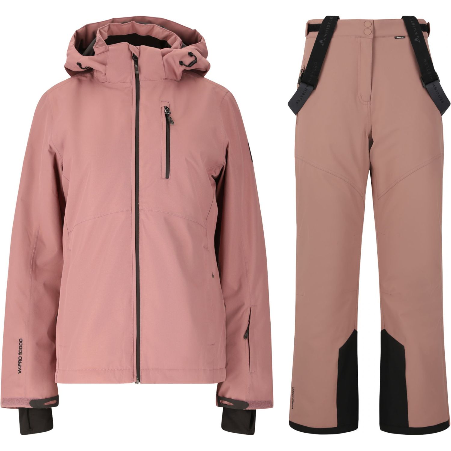 Whistler Drizzle skijakke/skibukser sæt, dame, twilight mauve