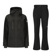 Set giacca e pantaloni da sci Whistler Takoda, da donna, nero