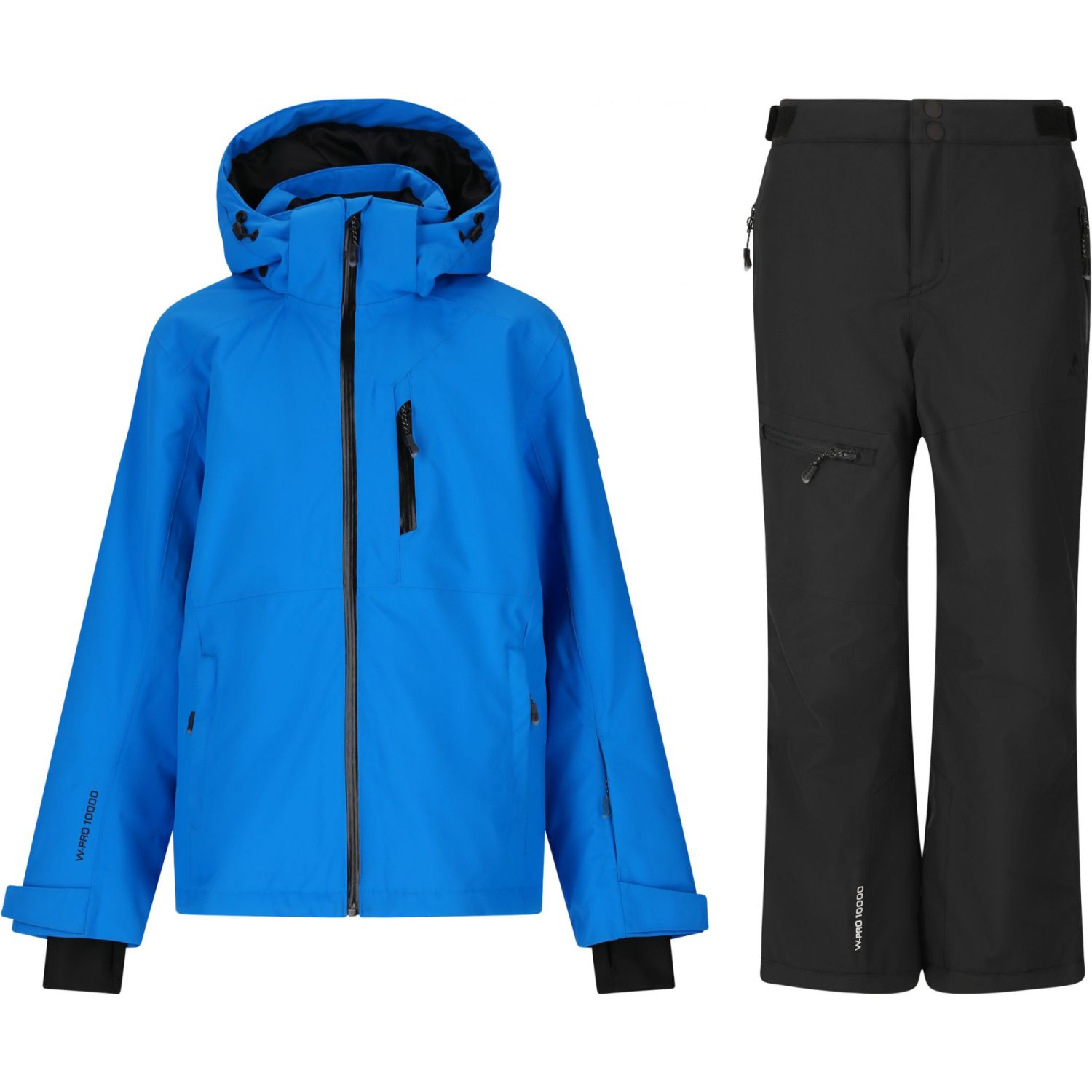 Whistler Rossburg skijakke/skibukser sæt, junior, blå/sort