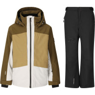 Whistler Kingland/Rossburg skisæt, junior, dark olive/sort