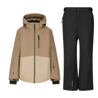 Whistler Drizzle/Rossburg regnsæt, junior, beige/sort