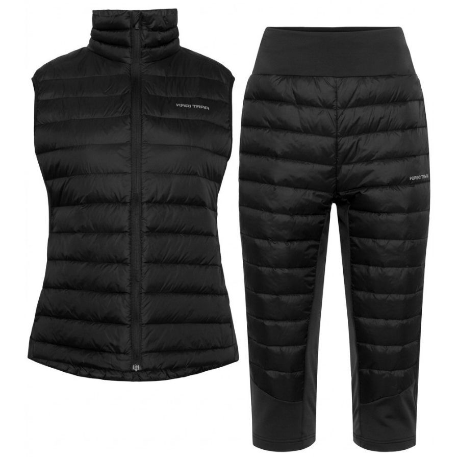 Kari Traa Emilie Down Vest Set, dames, sort