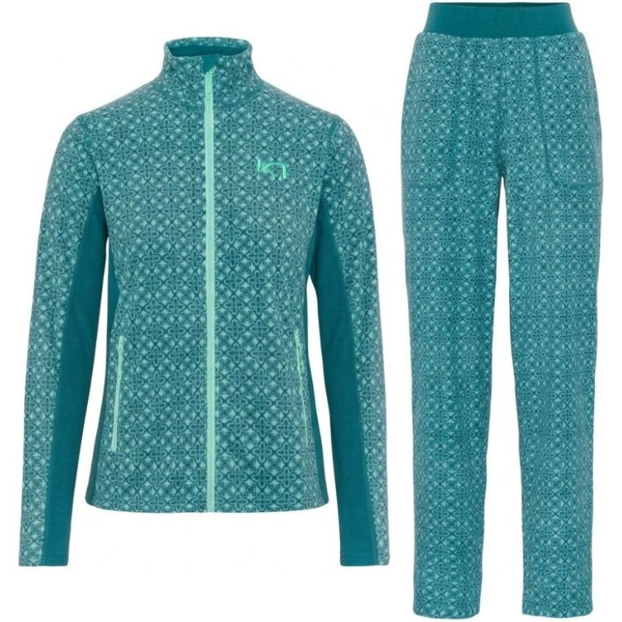 Kari Traa Olga Fleece Set, Damen, grün
