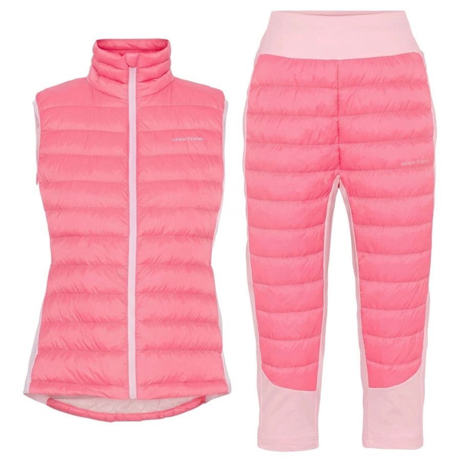 Kari Traa Emilie Down Vest Set, donna, pink