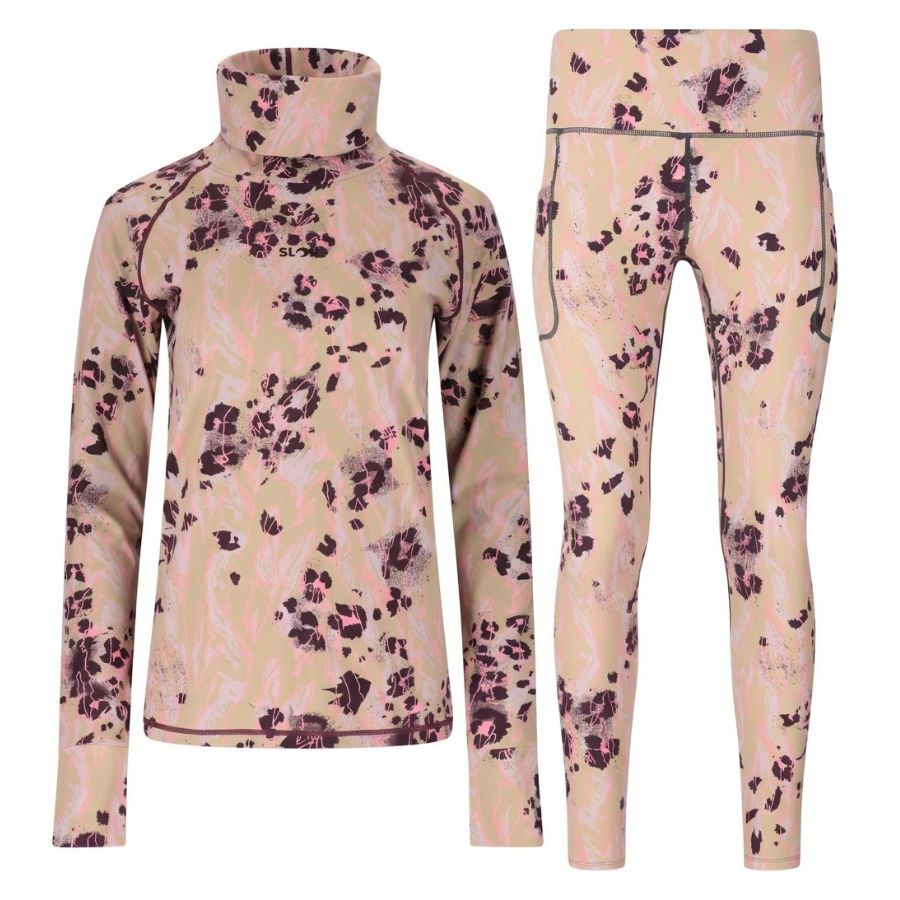 SLOPE Nyland AOP Set, dames, feather gray