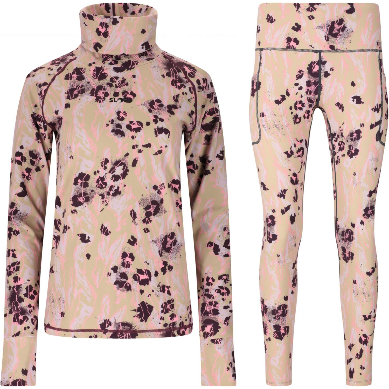 SLOPE Nyland AOP Set, dam, feather gray
