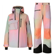 SLOPE Zuko AOP Skisæt, børn, orchid petal