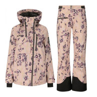 SLOPE Zuko AOP Skidset, dam, feather gray
