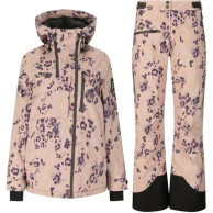 SLOPE Zuko AOP Skidset, dam, feather gray
