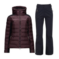 8848 Altitude Alexia Set da sci, donna, bordeaux/sort