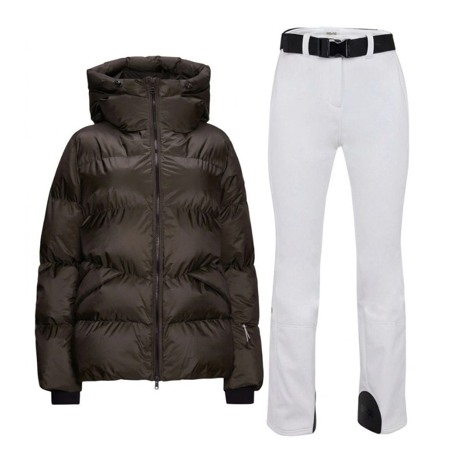 8848 Altitude Manda Ski set, women's, brun/hvid