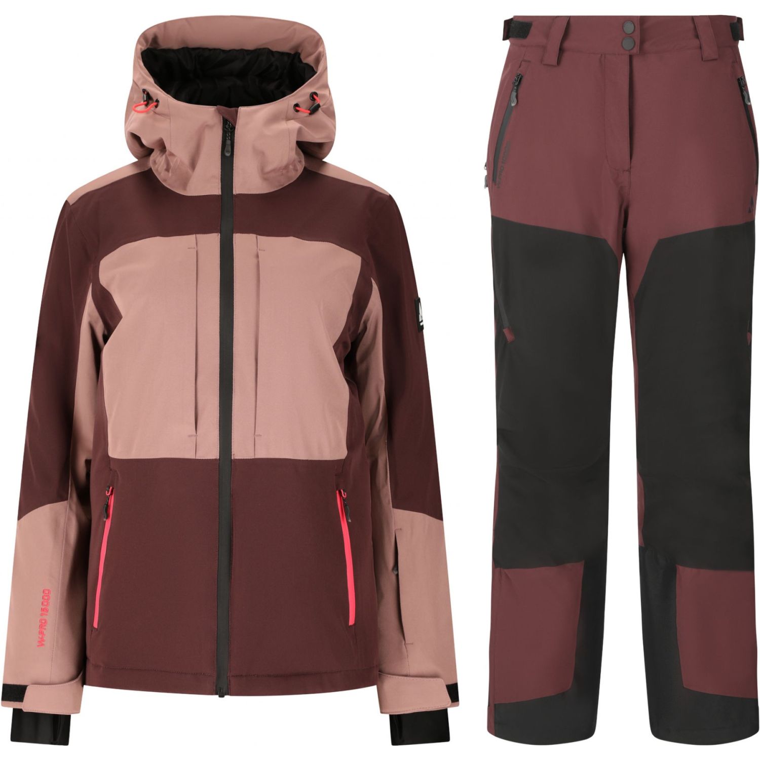 Whistler Boulder Skisæt, dame, twilight mauve/fudge