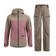 Ortovox Ortler Gore-Tex Skiset, dames, pink/brun